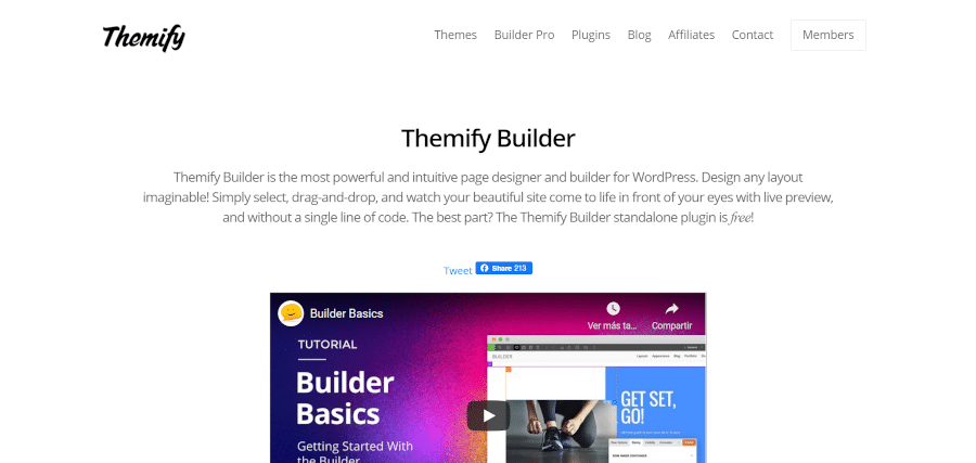 landing page of brizy easiest wordpress next-gen website builder that anyone can use