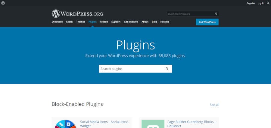 wordpress offers over 55000 free and paid plugins