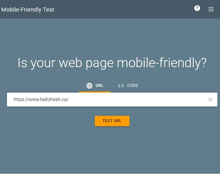 Google's Mobile-Friendly Test Tool
