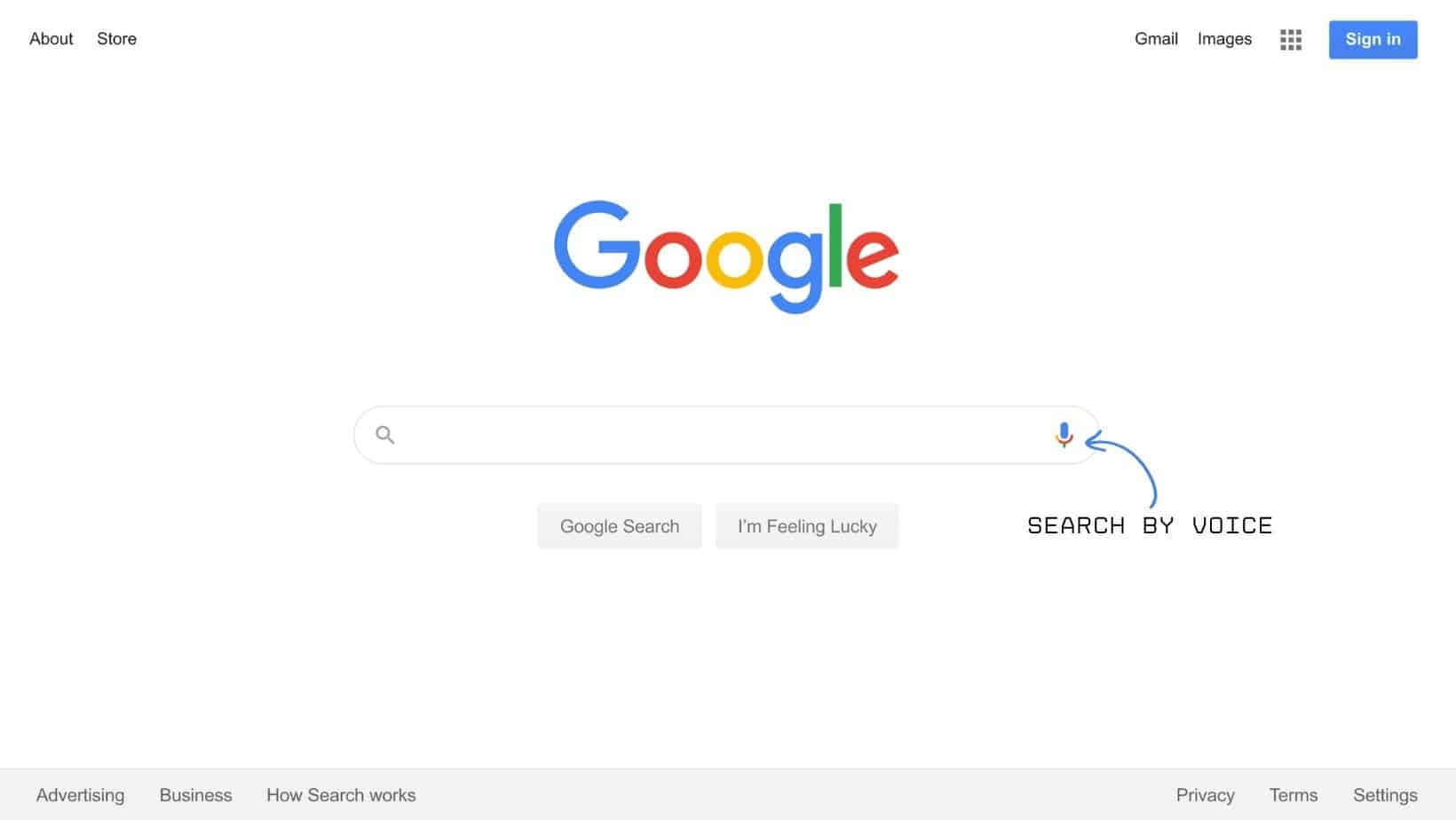 Goaogle Voice Search